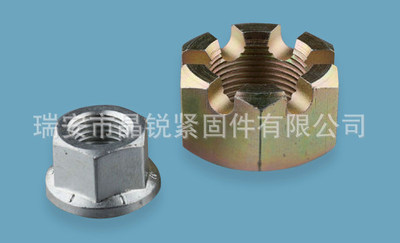 不同规格六角开槽螺母